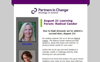 August 2019 Learning Forum